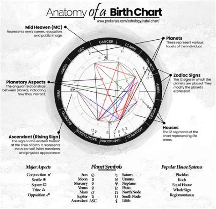 Astrology Birth Chart of Michael Chamberlain (Painter) 2024