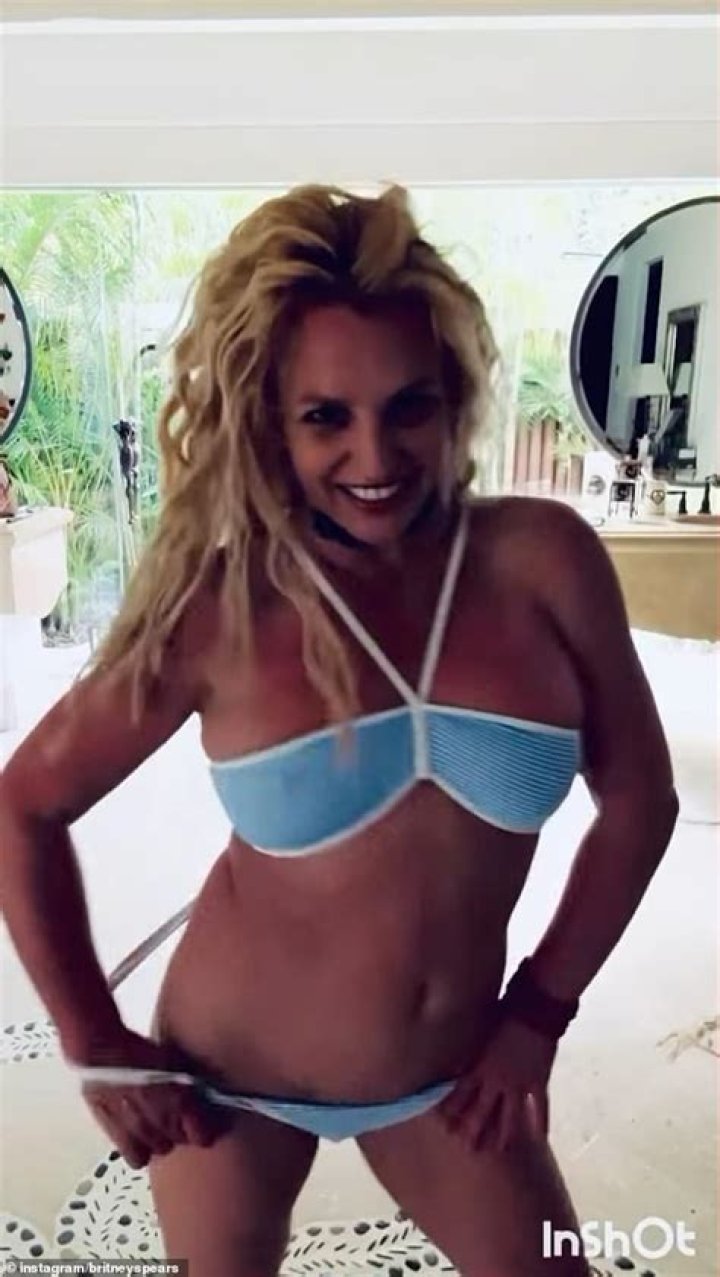 Britney Spears Dances To Kelis' "Milkshake" In Ultra Low Cut Bodysuit: Video