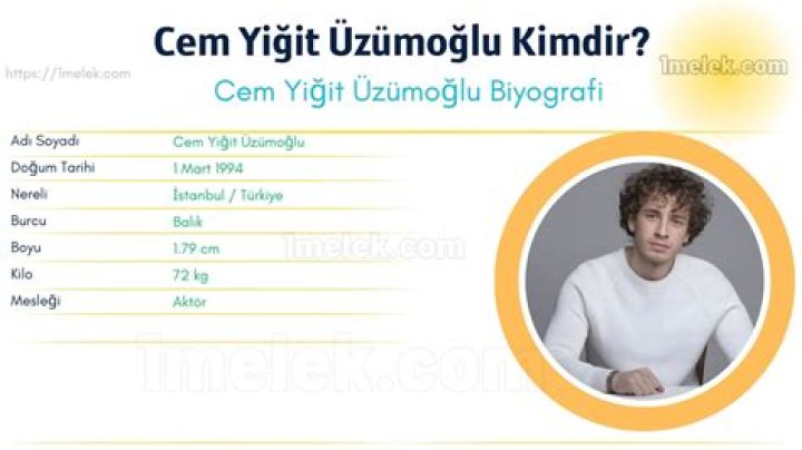Cem Yiğit Üzümoğlu (TV Actor) - Age, Birthday, Bio, Facts, Family, Net Worth, Height & More