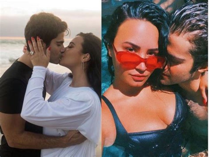 Demi Lovato Shares Sultry Photos With Boyfriend Max Ehrich in the Pool: ‘I Love You So Much’