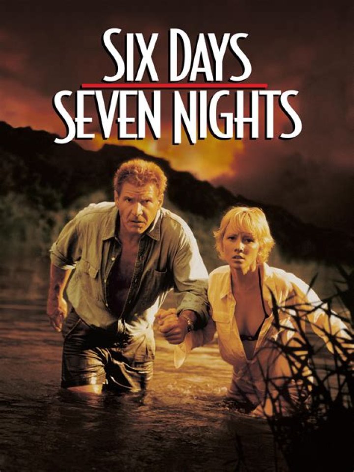 Did Harrison Ford do his own flying in six days and seven nights?