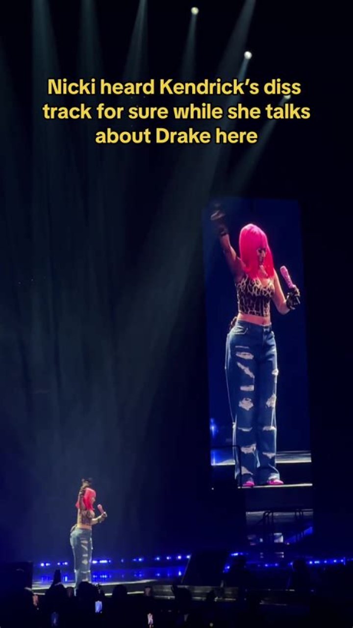Drake Kisses Nicki Minaj At Her Concert