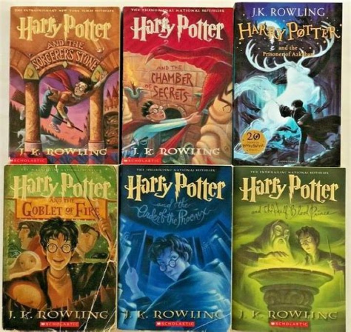 How many different covers of Harry Potter books are there?