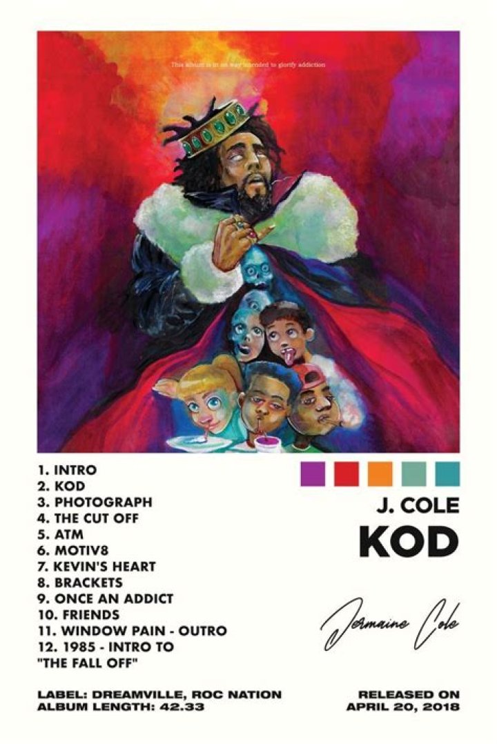 J. Cole's Best "KOD" Lyrics