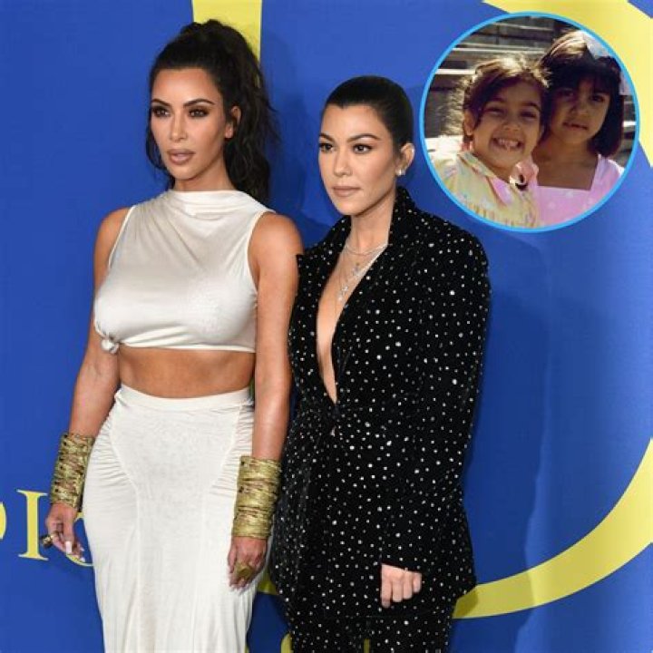 Kim Kardashian Shares Adorable Throwback Photo with Kourtney Kardashian After Ending Feud
