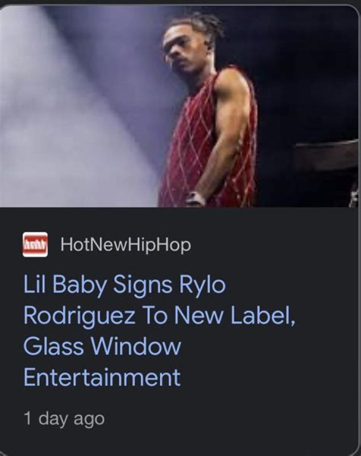 Lil Baby Signs Rylo Rodriguez To New Label, Glass Window Entertainment