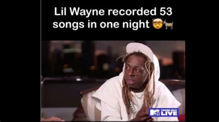 Lil Wayne Recorded 53 Songs In One Night