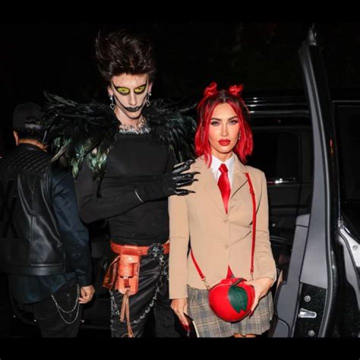 Megan Fox & Machine Gun Kelly Dress Up As Anime Characters For 2nd Costumes