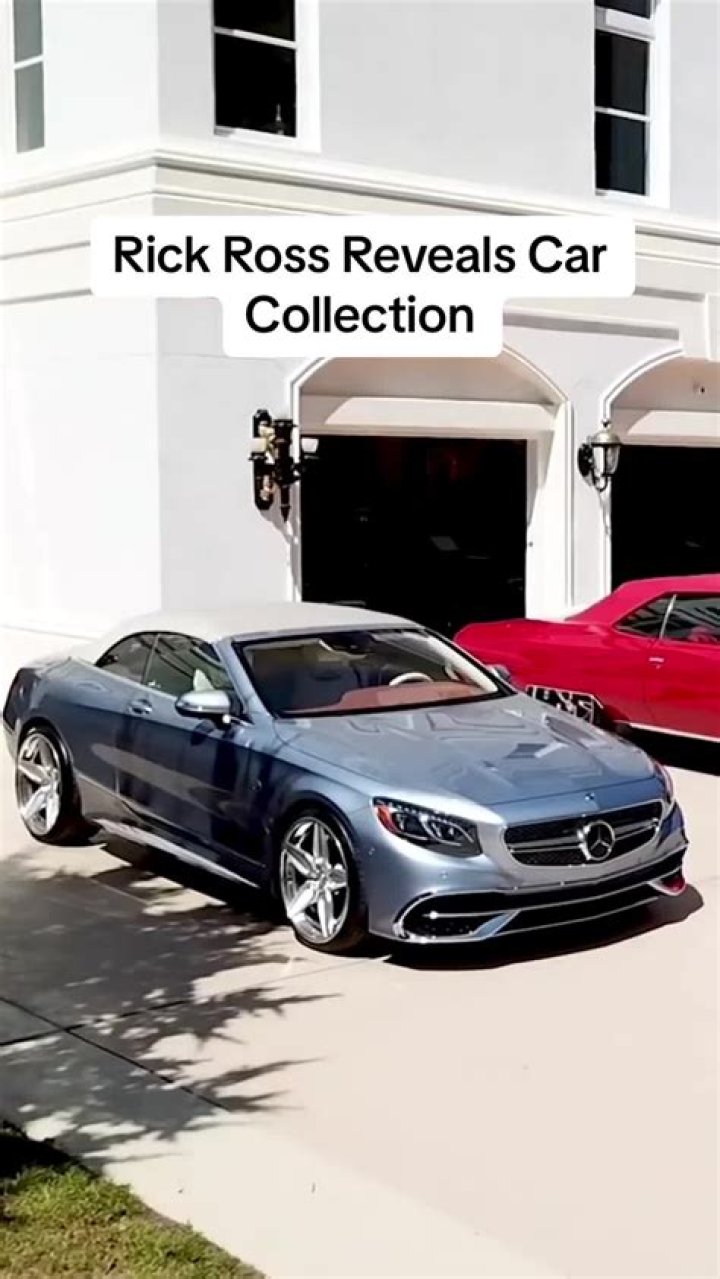Rick Ross Shows Off His Unbelievable Car Collection