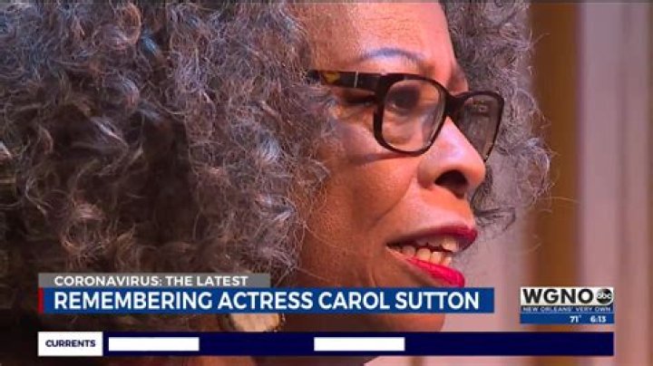 "Steel Magnolias" Actress Carol Sutton Dies From COVID-19 At 76