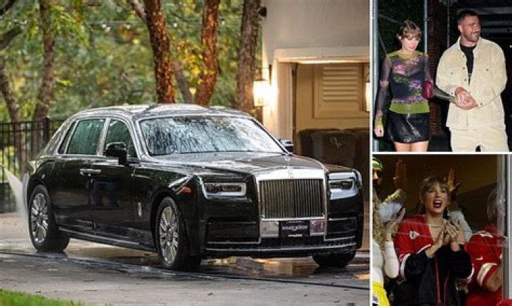 Taylor Swift Goes For A Ride In Travis Kelce's Rolls Royce