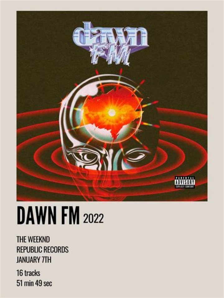 The Weeknd Reveals "Dawn FM" Tracklist