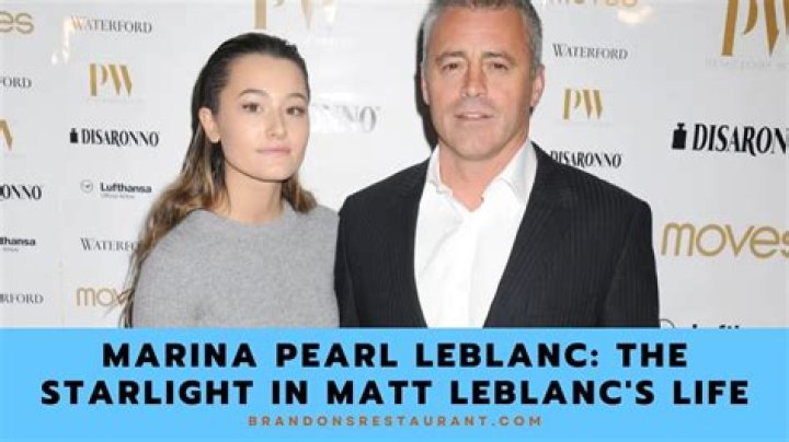 Who is Marina Pearl LeBlanc? Wiki, Bio & Facts About Matt LeBlanc's Daughter