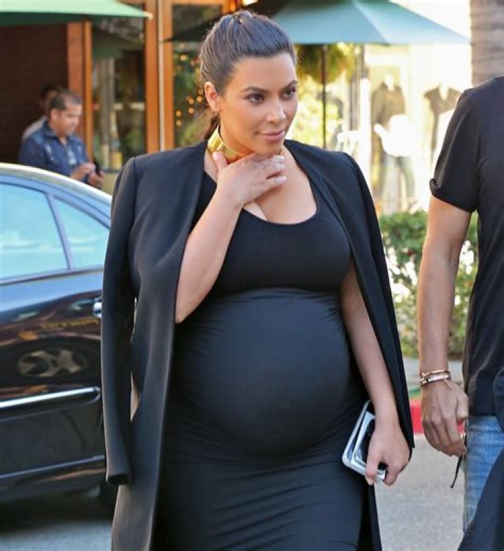 WHOA!Kim Kardashian Flaunts Massive Pregnancy Boobs in New Instagram Photo