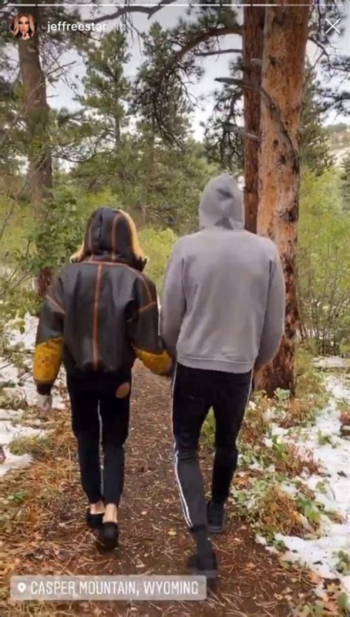YouTuber Jeffree Star and New Boyfriend Andre Marhold Enjoy Romantic Nature Walk in Wyoming